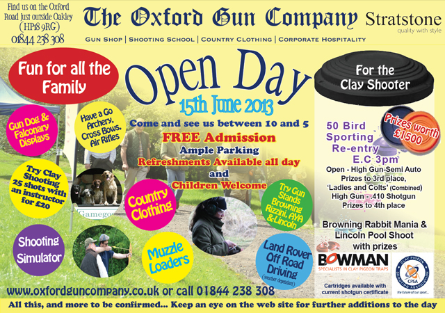Open Day June 2013 advert